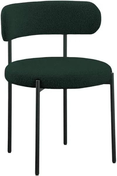 AllModern Sherwood Solid Back Boucle Side Chair (Set of 2)