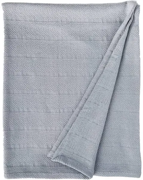 Eddie Bauer Herringbone Cotton Blanket