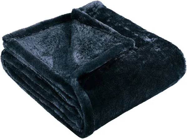 Superior Solid Fleece Throw Blanket