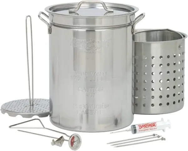 Bayou Classic 32 Quart Stainless Steel Turkey Fryer