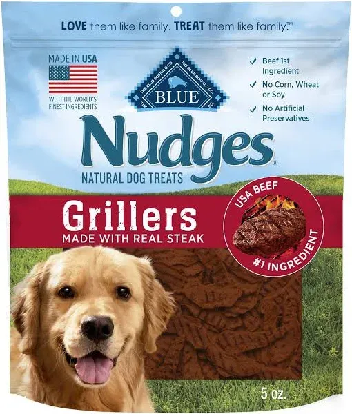 Blue Buffalo Nudges Grillers Natural Dog Treats (10 oz)