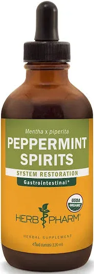 Herb Pharm Peppermint Spirits Liquid Extract Digestive Support Blend