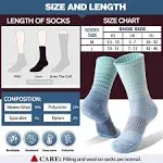 Anlisim Merino Wool Hiking Socks for Women Thermal Winter Warm Boot Work Cushion Socks 5 Pairs