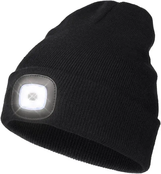 YunTuo Unisex LED Beanie with Light