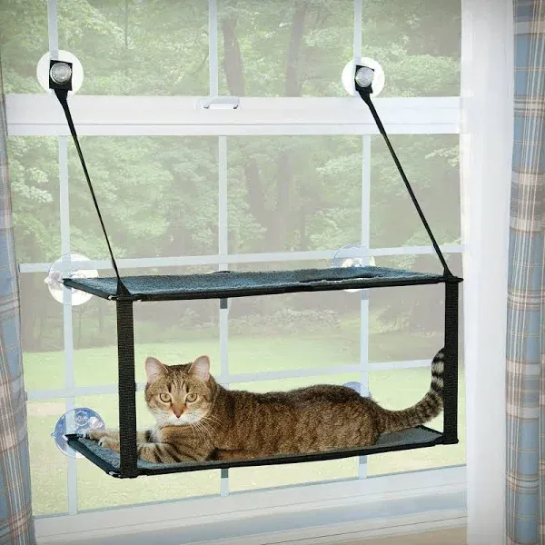 K&H Pet Products EZ Mount Window Double Stack Kitty Sill