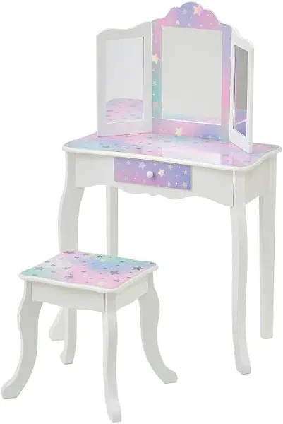 Girl's Little Princess Gisele Starry Sky Print Vanity