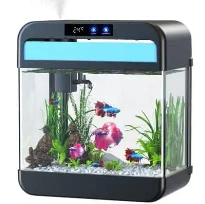 Tucker Murphy Pet 2.2 Gallon Fish Tank Aquarium