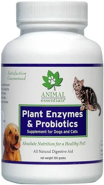 Plant Enzyme &amp; Probiotics - Digestive Enzymes for Dogs &amp; Cats, Probiotics, Di...