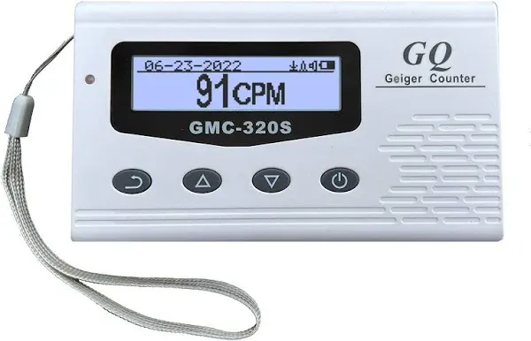 GQ GMC-320S Nuclear Radiation Detector Monitor Meter Geiger Muller Counter