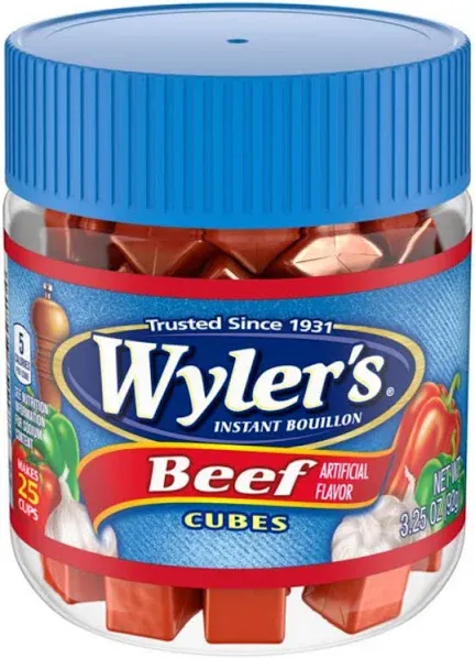 Wyler's Beef Instant Bouillon Cubes (2 oz Jar)