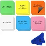 Navy Penguin Dry Erase Magnets Set 24 Pack