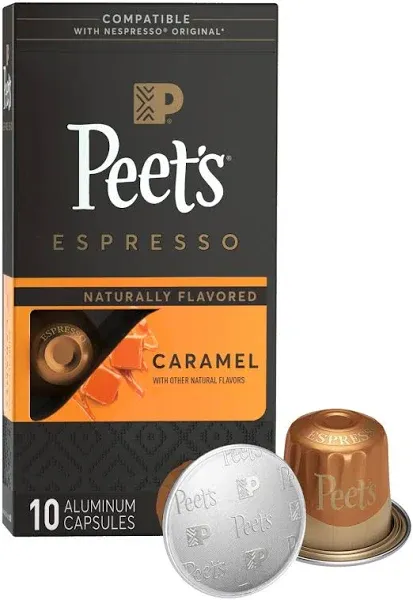 Peet's Coffee Dark Roast Espresso Capsules