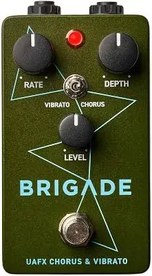 Universal Audio BRIGADE Chorus and Vibrato Pedal with Volume Control