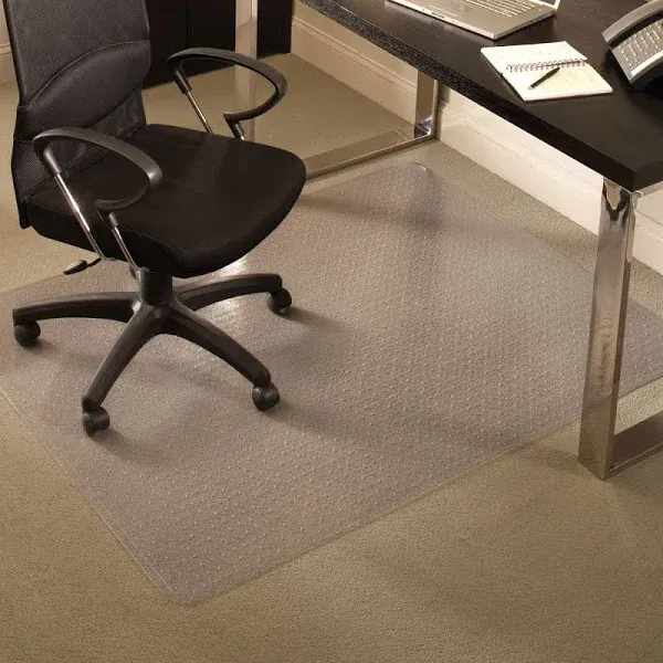 Extra High Pile Chair Mat 36&#034; x 48&#034; with Beveled Edge - GREENGUARD Certified