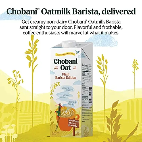 Chobani Oat Plain Barista Edition Oat Drink