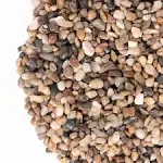 GASPRO Pea Gravel for Aquarium, Fish Tank, 5lbs, 1/5 inch Natural Pebbles Sand for Plants, Succulent, Cactus, Matte Texture, Mixed Color