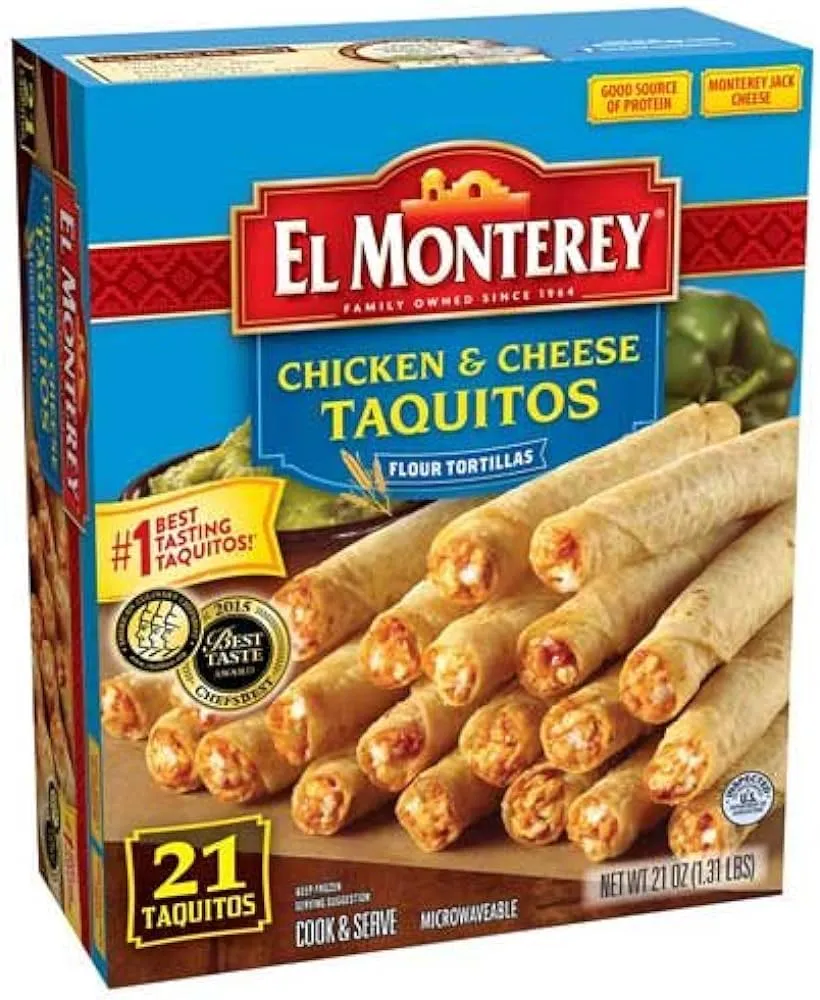 El Monterey Chicken & Cheese Taquitos Value Pack