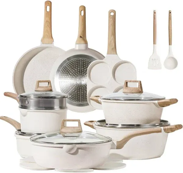 "Carote 11-Pcs Nonstick Pots and Pans Set