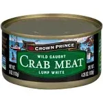 Crown Prince Lump White Crab Meat, 6-Ounce Cans (Pack of 12)