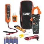 Klein Tools CL220VP Electrical Test Kit with Digital Clamp Meter, Non-Contact Voltage Tester, GFCI Outlet Tester, AC/DC Voltage Tester