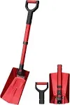 AstroAI 39 inch Folding Snow Shovel, Snow Shovel for Car, Red