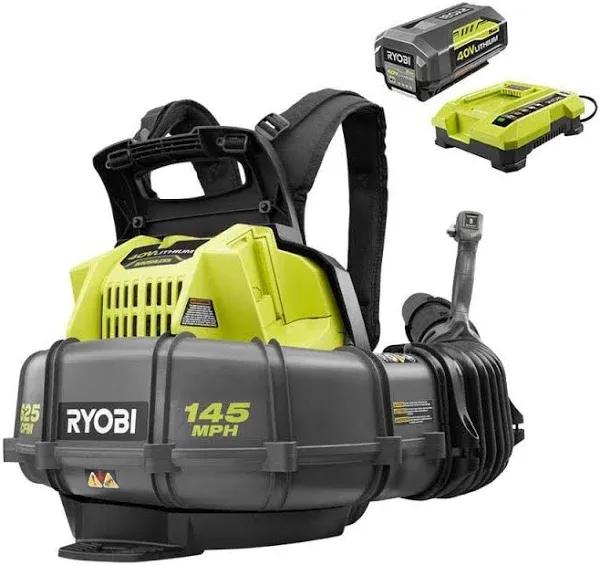 FOR PARTS - RYOBI RY40440 145 MPH 625CFM 40V Backpack Leaf Blower (TOOL ONLY)