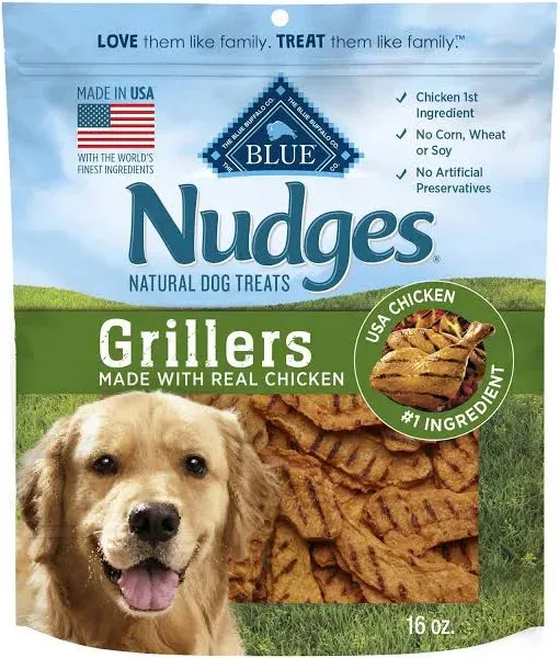 Blue Buffalo Nudges Grillers Natural Dog Treats (10 oz)