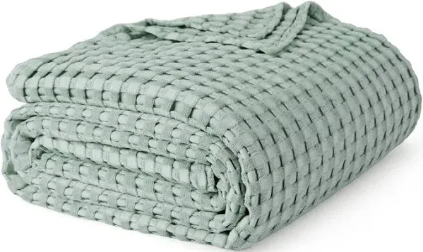 Viscose from Bamboo Waffle Weave Blanket