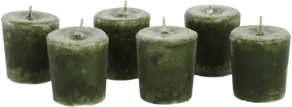 Votive Candles Essential Oil with Juniper Spruce and Basil Evergreen Holiday ...