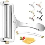 Zulay Kitchen Cheese Slicer with Adjustable Thickness - Silver