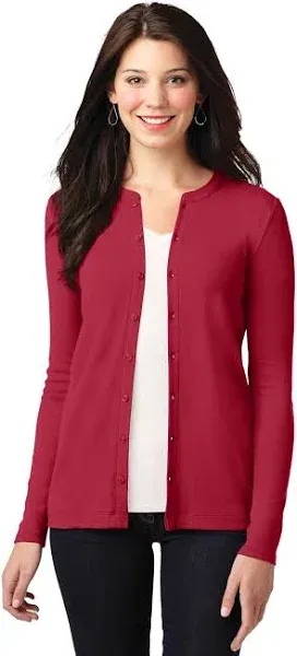 Port Authority Women's Concept Stretch Button-Front Cardigan