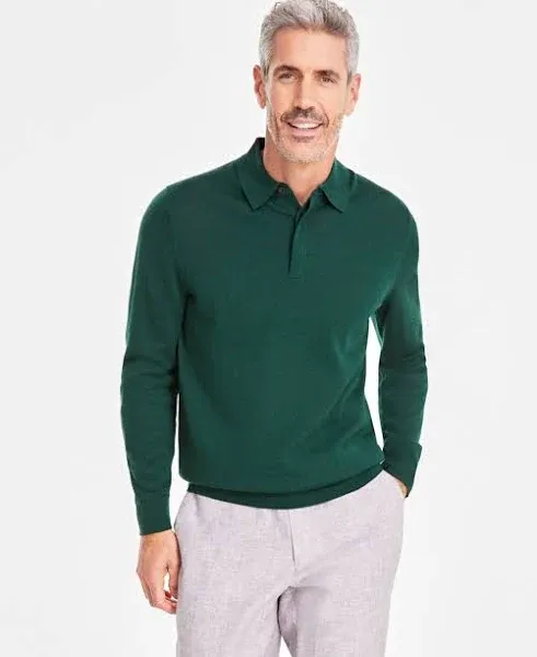 Club Room Men&#039;s Regular-Fit Sweater-Knit Ebony XL