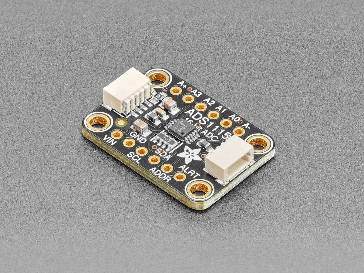 Adafruit ADS1115 16-Bit ADC, 4 Channels, Programmable Amplifier, QT, 1085