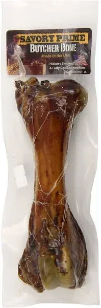 Savory Prime Ham Butcher Bone, Medium and Large, Model: 88801, NATURAL