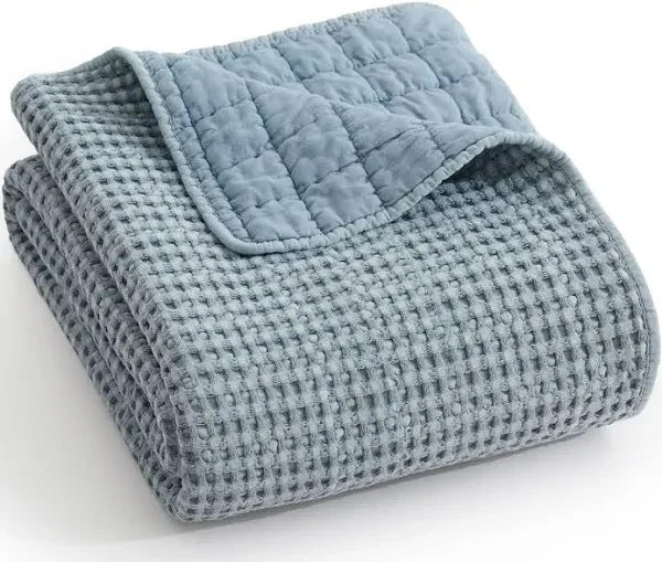 Levtex Home Mills Waffle Quilted Throw