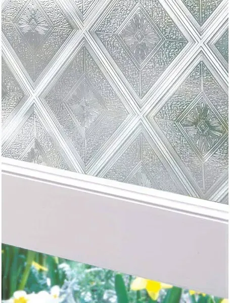  Diamond Glass Window Film 24&#034; x 36&#034; Textured