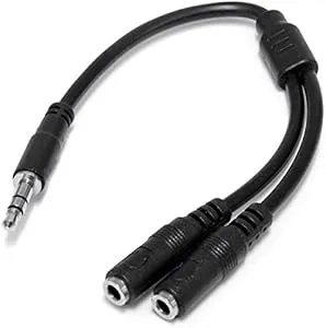 StarTech.com Slim Stereo Splitter Cable