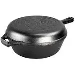 Cast Iron Wanderlust Series, Cabin Combo Cooker, 3.2 Quart​ Black