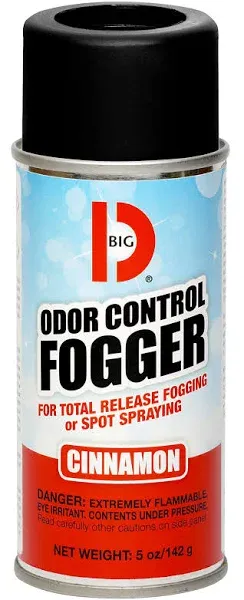 Big D 344 Odor Control Fogger, Mountain Air Fragrance-Kills odors from fire, flood, decomposition, skunk, cigarettes, musty smells-Ideal for use in cars, property management, hotels ,5 oz (Pack of 12)