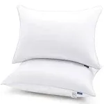 CozyLux Pillows Queen Size Set of 2, Hotel Quality Bed Pillows for Sleeping 2 Pack, Cooling Pillows for Side Back and Stomach Sleepers, Down