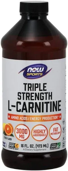 L-carnitine 3000 Mg Liquid | Triple Strength