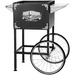 GREAT NORTHERN Popcorn Machine Stand Cart Detachable Base Easy Transport Black