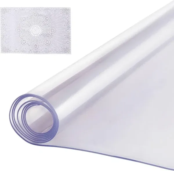 Vevor Plastic Table Cover Thick Clear Table Protector