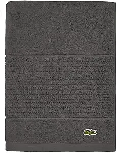 Lacoste Legend Bath Sheet, Supima Cotton, 650 GSM, 35"x 70", Field Green