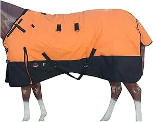 Hilason 1200D Turnout Light Winter Waterproof Rain Sheet Horse Sheet