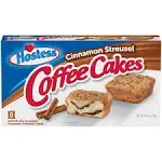 Hostess Coffee Cakes, Cinnamon Streusel - 8 cakes, 11.6 oz