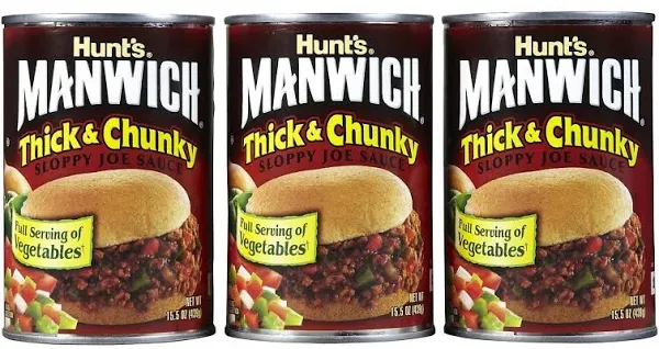 Manwich Thick and Chunky Sloppy Joe Sauce