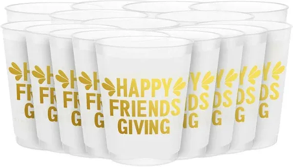 Happy Friendsgiving Cups,Friendsgi<wbr/>ving Party Decorations,Fr<wbr/>iendsgiving Decora...