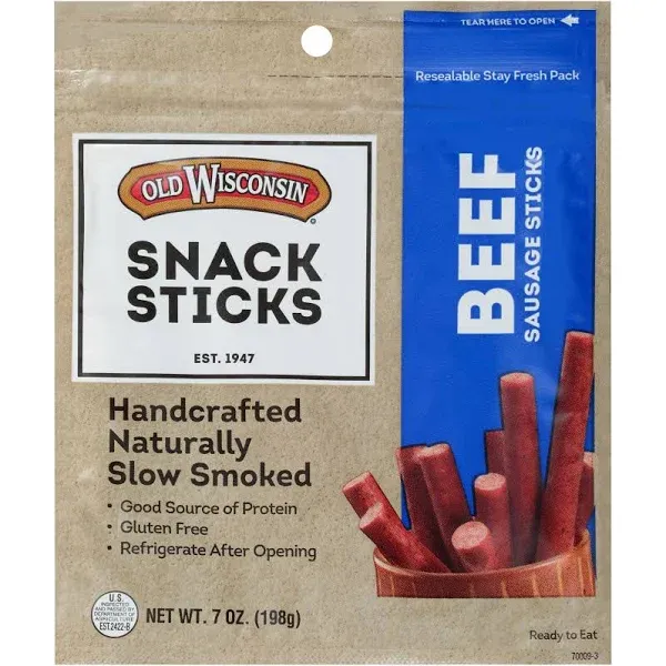 Old Wisconsin Beef Sausage Snack Sticks