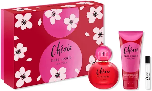 Kate Spade Cherie Mother's Day Gift Set (EDP 100ml + EDP 7.5ml + Body Lotion 100ml)